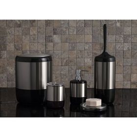 Primanova M-SAS-04-25 Siyah Lima 5 Parça Banyo Seti