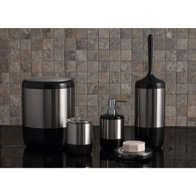Primanova M-SAS-04-25 Siyah Lima 5 Parça Banyo Seti