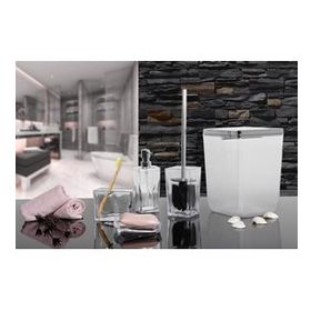 Primanova M-SAS05-16 Biga Şeffaf Krom 5 Parça Banyo Takımı Seti