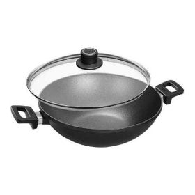 Primanova Nova Woll Siyah 32 cm Wok Tava