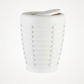 Primanova Palm Beyaz 5 Litre Çöp Kovası