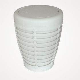 Primanova Palm Beyaz 5 Litre Çöp Kovası