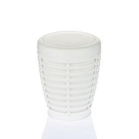 Primanova Palm Beyaz 5 Litre Çöp Kovası