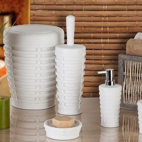 Primanova Palm Beyaz Katı Sabunluk