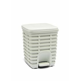 Primanova Palm Kahve 9 lt Pedallı Çöp Kovası