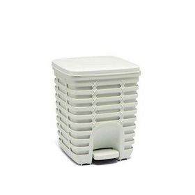 Primanova Palm Kahve 9 lt Pedallı Çöp Kovası