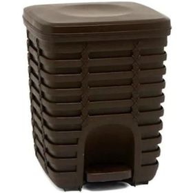 Primanova Palm Kahve 9 lt Pedallı Çöp Kovası