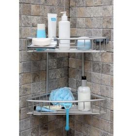 Primanova Paloma 2'li Alüminyum Banyo Rafı