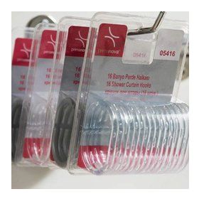 Primanova Plastik Şeffaf Perde Boru Halkası