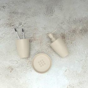 Primanova Pure Bej 3'lü Banyo Seti