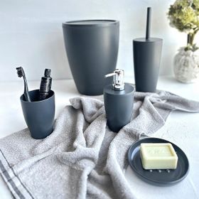 Primanova Pure Gri 5'li Banyo Seti