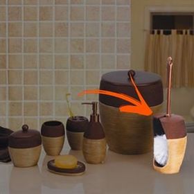 Primanova Rattan Banyo Aksesuarı Klozet Fırçası