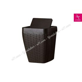Primanova Rattan Kahverengi Çöp Kovası