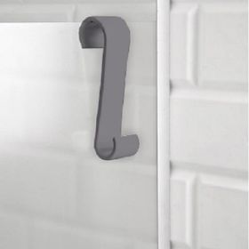Primanova Tekli Pratik Gri Banyo Askısı