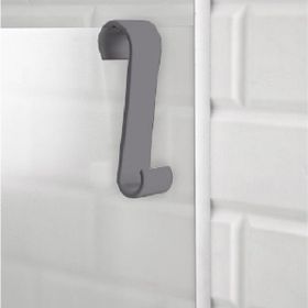 Primanova Tekli Pratik Gri Banyo Askısı