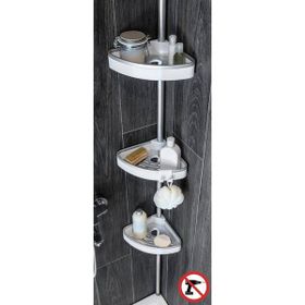 Primanova Venta Beyaz Aynasız 3'lü Köşe Rafı