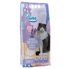 Prime 10 lt İnce Taneli Lavanta Kokulu Bentonit Kedi Kumu