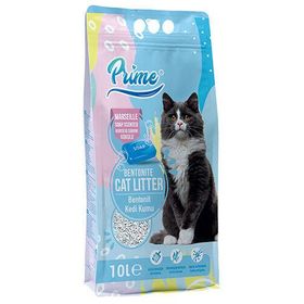 Prime 10 lt İnce Taneli Marsilya Sabunlu Bentonit Kedi Kumu