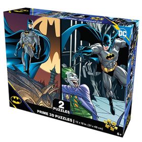 Prime 10230 3D Dc Comics Batman 2'li 300 Parça Puzzle