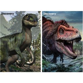 Prime 10231 3D Discovery Tarbosaurus ve Velociraptor 2'li 200 Parça Puzzle