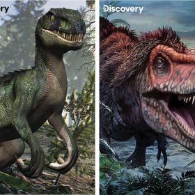 Prime 10231 3D Discovery Tarbosaurus ve Velociraptor 2'li 200 Parça Puzzle