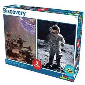 Prime 10232 3D Discovery Mars Aracı ve Astronot 2'li 200 Parça Puzzle