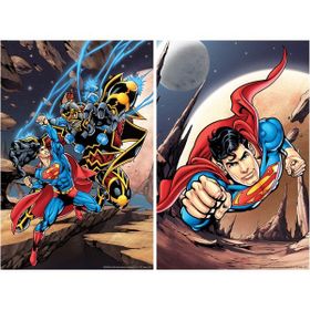 Prime 10239 3D Dc Comics Superman 2'li 300 Parça Puzzle
