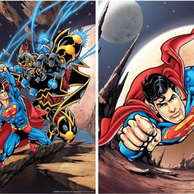 Prime 10239 3D Dc Comics Superman 2'li 300 Parça Puzzle