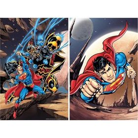 Prime 10239 3D Dc Comics Superman 2'li 300 Parça Puzzle