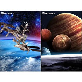 Prime 10249 3D Discovery Uydular ve Gezegenler 2'li 200 Parça Puzzle