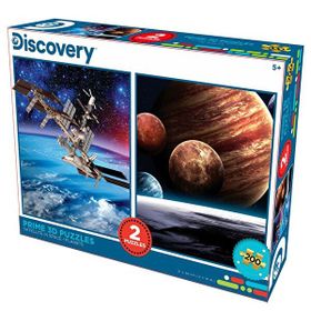 Prime 10249 3D Discovery Uydular ve Gezegenler 2'li 200 Parça Puzzle