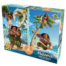 Prime 10253 3D Disney Moana 2'li 200 Parça Puzzle