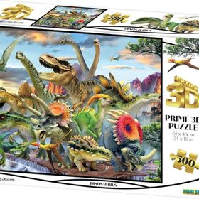 Prime 10353 3D Dinozorlar 500 Parça Yetişkin Puzzle