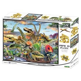 Prime 10353 3D Dinozorlar 500 Parça Yetişkin Puzzle