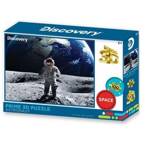 Prime 10709 3D Discovery Ayda Astronot 100 Parça Puzzle