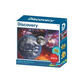 Prime 10884 3D Discovery Dünya ve Ay 150 Parça Puzzle