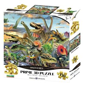 Prime 10889 3D Dinozorlar 150 Parça Puzzle