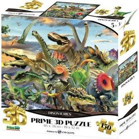 Prime 10889 3D Dinozorlar 150 Parça Puzzle
