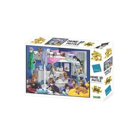Prime 12236 3D Giordano Yatak Odası Kedileri 300 Parça Puzzle