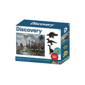 Prime 15546 3D Dinozor Bataklığı 100 Parça Puzzle ve Figür Set