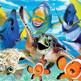 Prime 20606 3D Deniz Canlıları Selfie 48 Parça Puzzle