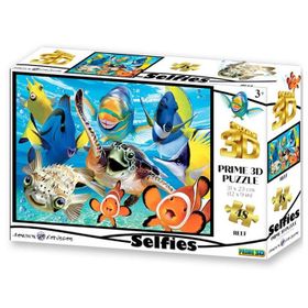 Prime 20606 3D Deniz Canlıları Selfie 48 Parça Puzzle