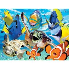 Prime 20606 3D Deniz Canlıları Selfie 48 Parça Puzzle