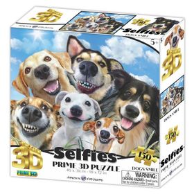 Prime 20898 3D Gülen Köpek Selfie 150 Parça Puzzle
