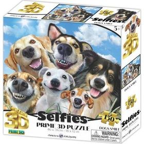 Prime 20898 3D Gülen Köpek Selfie 150 Parça Puzzle