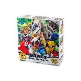 Prime 21069 3D Güney Amerika Hayvanları Selfie 63 Parça Puzzle