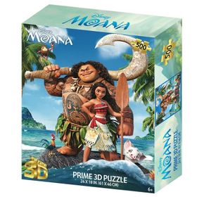 Prime 32664 3D Disney Moana 500 Parça Puzzle
