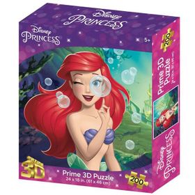 Prime 32822 3D Disney Princess Deniz Kızı Ariel 200 Parça Puzzle