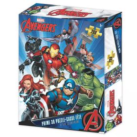 Prime 33032 3D Avengers 200 Parça Puzzle