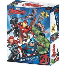 Prime 33032 3D Avengers 200 Parça Puzzle